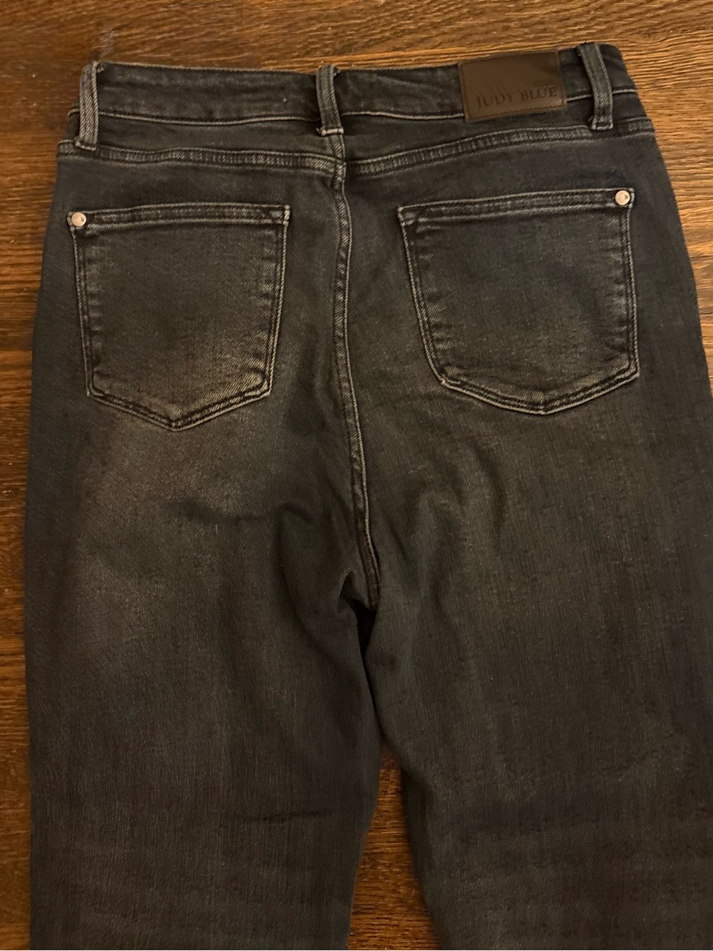 Judy Blue High-Rise dark blue Button-Fly straight leg Women’s Jeans 9/29 - Picture 4 of 8